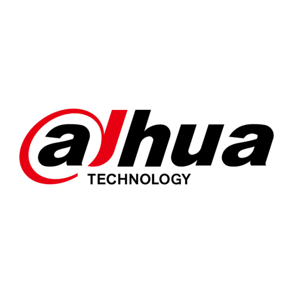 Logotipo de Dahua, líder en soluciones tecnológicas de seguridad y videovigilancia.