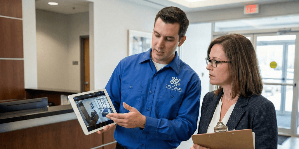 sistema telconav tras instalación de cámaras de seguridad